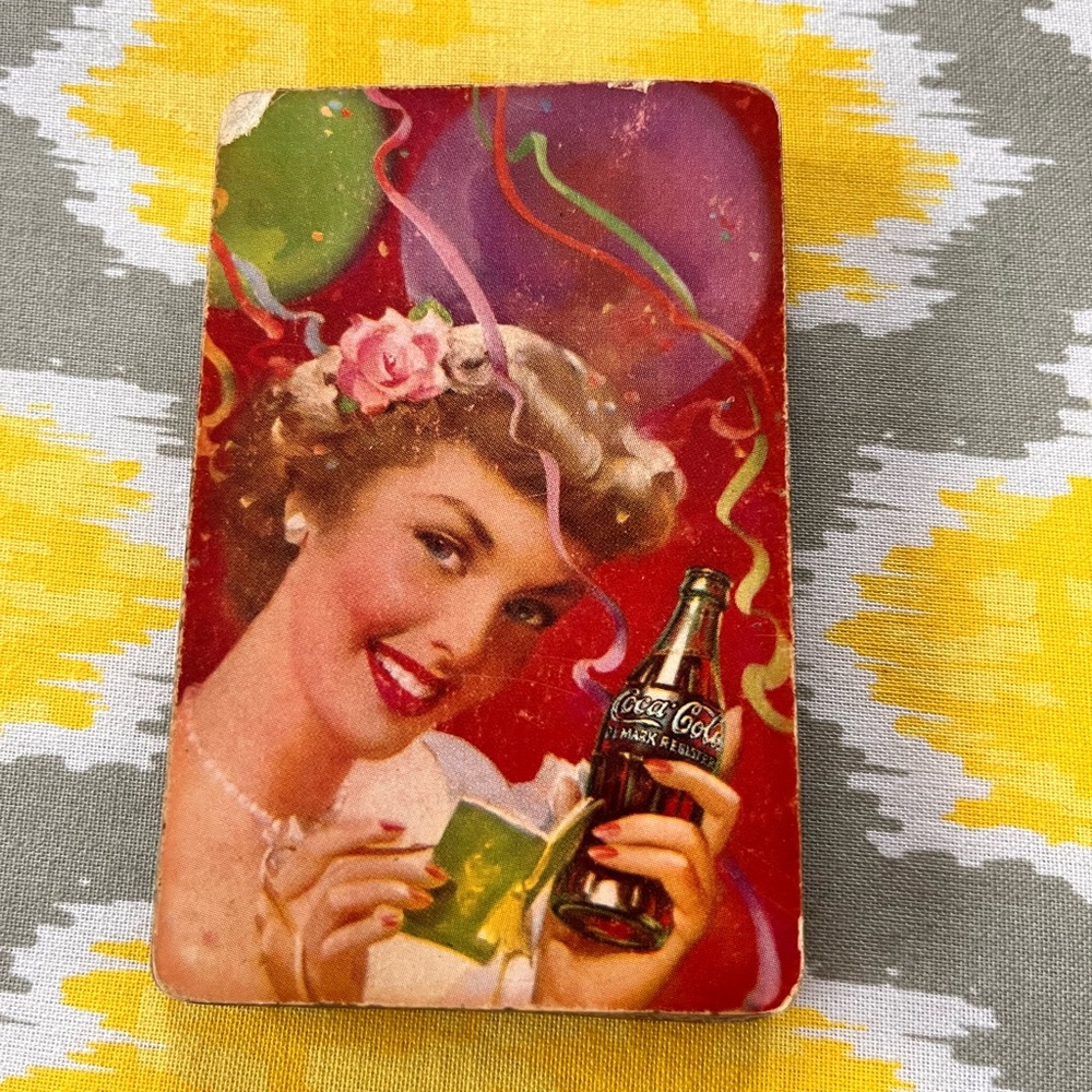 Coca-Cola 1951 “Party Girl” Playing Cards